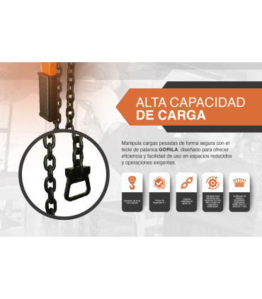 TECLE PALANCA 0,75t - GORILA®