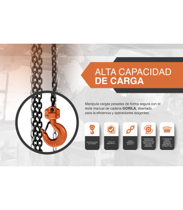 TECLE CADENA 1,5t - GORILA®