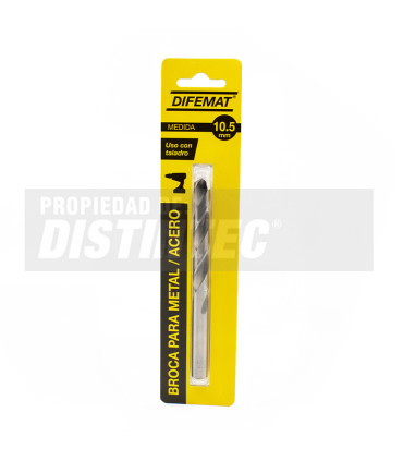 BROCA PARA METAL 10.5mm - DIFEMAT®