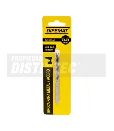BROCA PARA METAL 5.5mm - DIFEMAT®