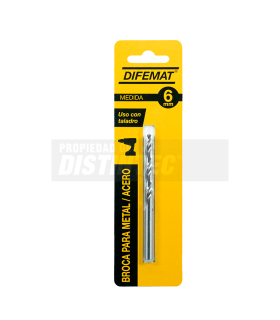 BROCA PARA METAL 6mm - DIFEMAT®