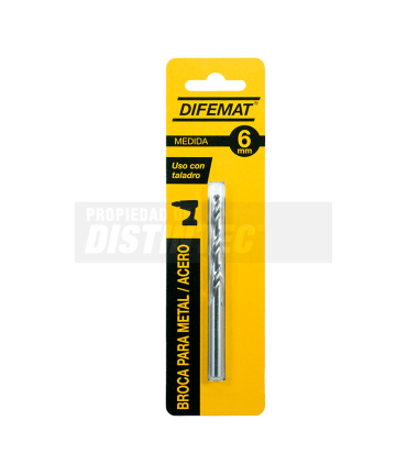 BROCA PARA METAL 6mm - DIFEMAT®