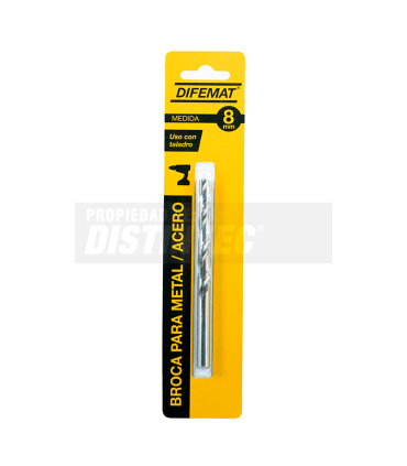 BROCA PARA METAL 8mm - DIFEMAT®