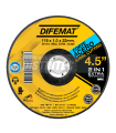 DISCO DE CORTE PARA ACERO/ACERO INOXIDABLE 4,5" 115 X 1 X 22 - DIFEMAT®