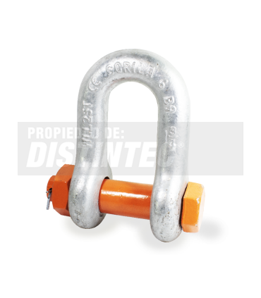GRILLETE RECTO PERNO TUERCA CHAVETA 1.3/4" - GORILA®