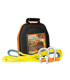 KIT REMOLQUE 3" X 9m + Grilletes lira pasador roscado 3/4" - GORILA®