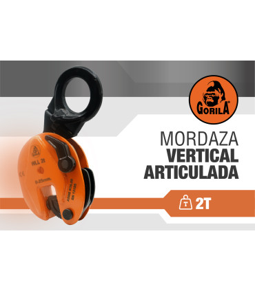 MORDAZA VERTICAL ARTICULADA 2t - GORILA®