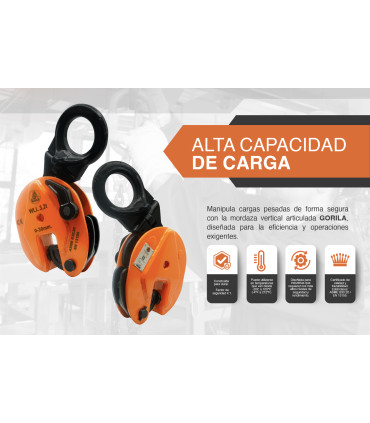 MORDAZA VERTICAL ARTICULADA 3,2t - GORILA®