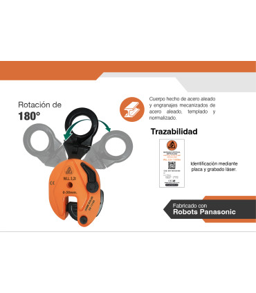 MORDAZA VERTICAL ARTICULADA 3,2t - GORILA®