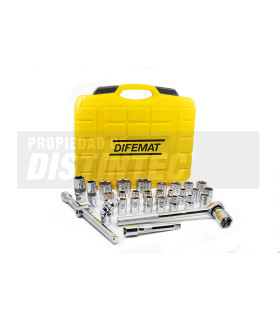 SET DE DADOS CON CHICHARRA 8 A 32mm - DIFEMAT®